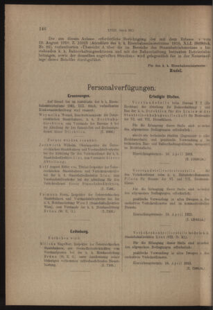 Verordnungs- und Anzeige-Blatt der k.k. General-Direction der österr. Staatsbahnen 19130405 Seite: 2