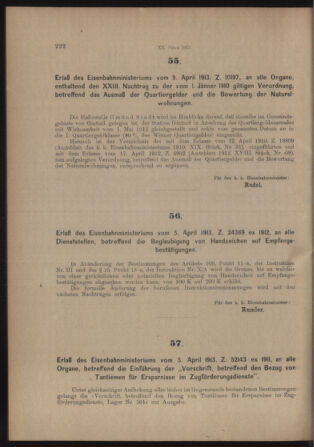 Verordnungs- und Anzeige-Blatt der k.k. General-Direction der österr. Staatsbahnen 19130412 Seite: 2