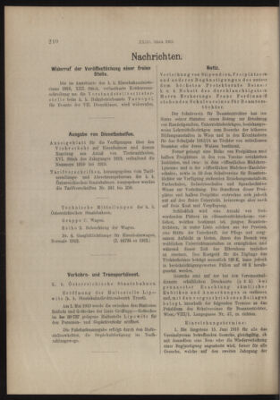 Verordnungs- und Anzeige-Blatt der k.k. General-Direction der österr. Staatsbahnen 19130503 Seite: 4