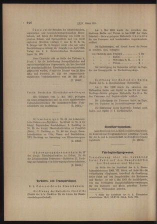 Verordnungs- und Anzeige-Blatt der k.k. General-Direction der österr. Staatsbahnen 19130510 Seite: 4