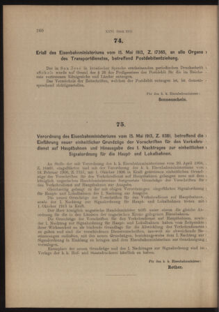 Verordnungs- und Anzeige-Blatt der k.k. General-Direction der österr. Staatsbahnen 19130524 Seite: 4