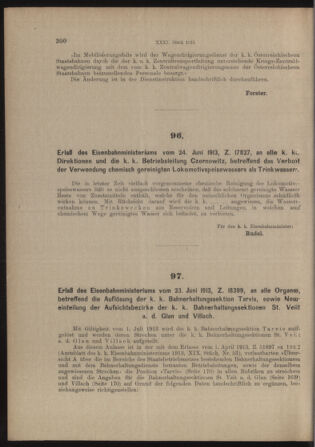 Verordnungs- und Anzeige-Blatt der k.k. General-Direction der österr. Staatsbahnen 19130628 Seite: 4