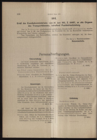 Verordnungs- und Anzeige-Blatt der k.k. General-Direction der österr. Staatsbahnen 19130705 Seite: 2