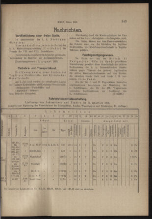 Verordnungs- und Anzeige-Blatt der k.k. General-Direction der österr. Staatsbahnen 19130719 Seite: 9