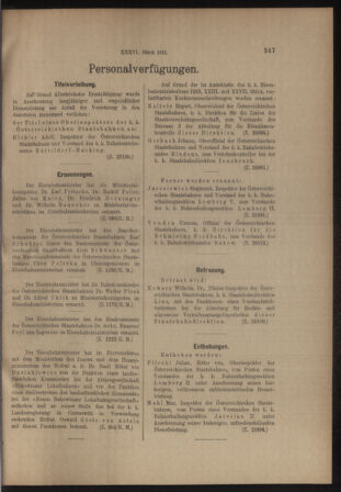 Verordnungs- und Anzeige-Blatt der k.k. General-Direction der österr. Staatsbahnen 19130726 Seite: 3