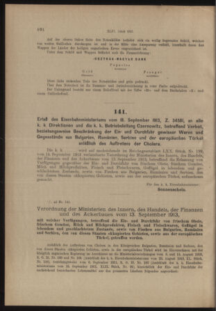 Verordnungs- und Anzeige-Blatt der k.k. General-Direction der österr. Staatsbahnen 19130927 Seite: 4