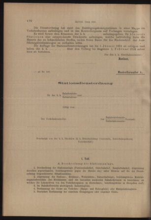 Verordnungs- und Anzeige-Blatt der k.k. General-Direction der österr. Staatsbahnen 19131009 Seite: 2