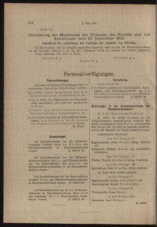 Verordnungs- und Anzeige-Blatt der k.k. General-Direction der österr. Staatsbahnen 19131018 Seite: 2