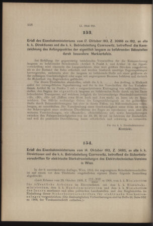 Verordnungs- und Anzeige-Blatt der k.k. General-Direction der österr. Staatsbahnen 19131025 Seite: 2