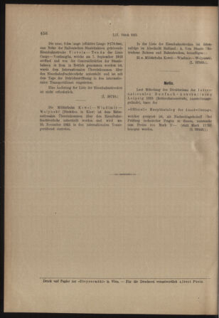 Verordnungs- und Anzeige-Blatt der k.k. General-Direction der österr. Staatsbahnen 19131031 Seite: 4