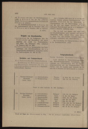 Verordnungs- und Anzeige-Blatt der k.k. General-Direction der österr. Staatsbahnen 19131108 Seite: 6