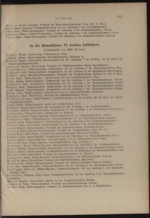 Verordnungs- und Anzeige-Blatt der k.k. General-Direction der österr. Staatsbahnen 19131223 Seite: 15