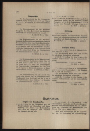 Verordnungs- und Anzeige-Blatt der k.k. General-Direction der österr. Staatsbahnen 19140103 Seite: 8