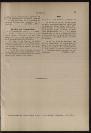 Verordnungs- und Anzeige-Blatt der k.k. General-Direction der österr. Staatsbahnen 19140103 Seite: 9