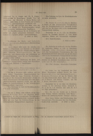 Verordnungs- und Anzeige-Blatt der k.k. General-Direction der österr. Staatsbahnen 19140110 Seite: 5