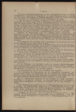 Verordnungs- und Anzeige-Blatt der k.k. General-Direction der österr. Staatsbahnen 19140124 Seite: 2