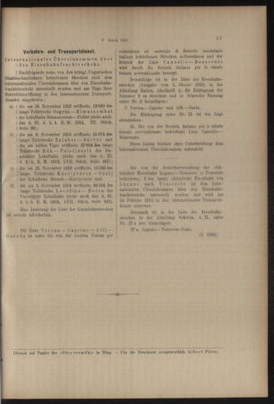 Verordnungs- und Anzeige-Blatt der k.k. General-Direction der österr. Staatsbahnen 19140124 Seite: 7