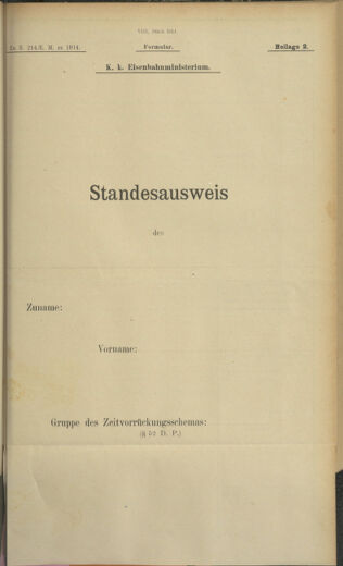 Verordnungs- und Anzeige-Blatt der k.k. General-Direction der österr. Staatsbahnen 19140213 Seite: 3