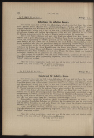 Verordnungs- und Anzeige-Blatt der k.k. General-Direction der österr. Staatsbahnen 19140214 Seite: 24