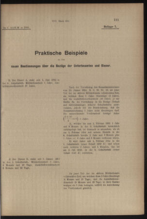 Verordnungs- und Anzeige-Blatt der k.k. General-Direction der österr. Staatsbahnen 19140214 Seite: 43