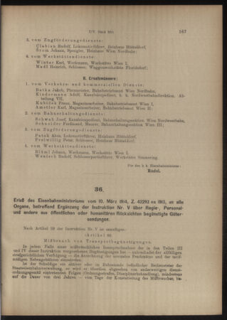 Verordnungs- und Anzeige-Blatt der k.k. General-Direction der österr. Staatsbahnen 19140314 Seite: 5