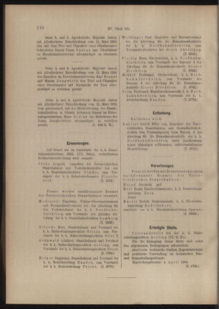 Verordnungs- und Anzeige-Blatt der k.k. General-Direction der österr. Staatsbahnen 19140321 Seite: 4