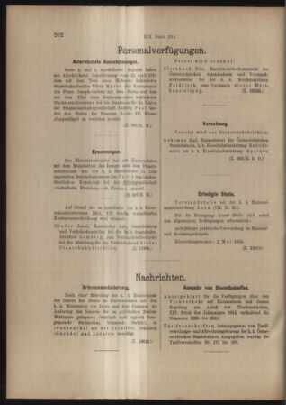 Verordnungs- und Anzeige-Blatt der k.k. General-Direction der österr. Staatsbahnen 19140418 Seite: 2