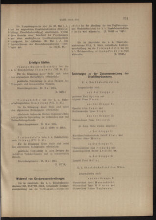 Verordnungs- und Anzeige-Blatt der k.k. General-Direction der österr. Staatsbahnen 19140509 Seite: 7