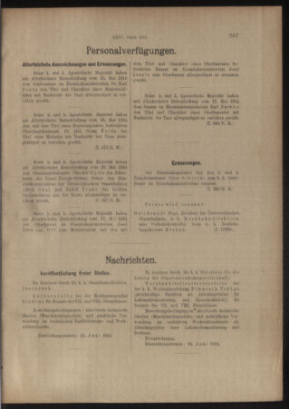 Verordnungs- und Anzeige-Blatt der k.k. General-Direction der österr. Staatsbahnen 19140530 Seite: 9