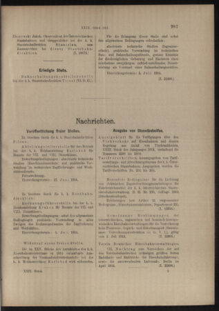 Verordnungs- und Anzeige-Blatt der k.k. General-Direction der österr. Staatsbahnen 19140620 Seite: 9