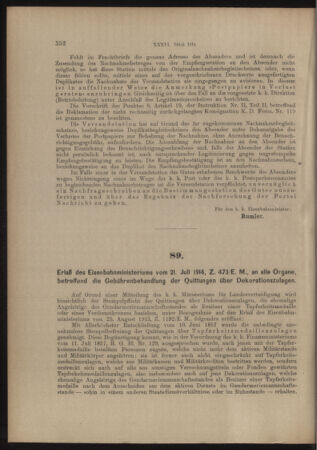 Verordnungs- und Anzeige-Blatt der k.k. General-Direction der österr. Staatsbahnen 19140725 Seite: 4