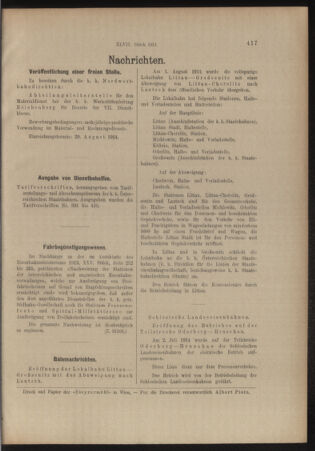 Verordnungs- und Anzeige-Blatt der k.k. General-Direction der österr. Staatsbahnen 19140814 Seite: 3