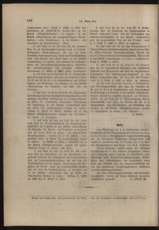 Verordnungs- und Anzeige-Blatt der k.k. General-Direction der österr. Staatsbahnen 19141024 Seite: 8