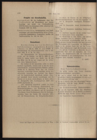 Verordnungs- und Anzeige-Blatt der k.k. General-Direction der österr. Staatsbahnen 19141031 Seite: 4