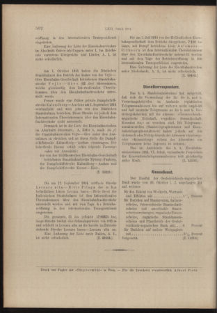 Verordnungs- und Anzeige-Blatt der k.k. General-Direction der österr. Staatsbahnen 19141107 Seite: 6