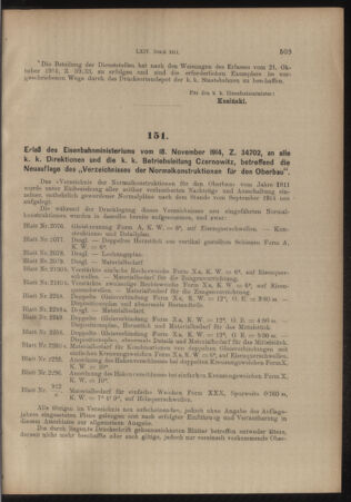 Verordnungs- und Anzeige-Blatt der k.k. General-Direction der österr. Staatsbahnen 19141121 Seite: 3