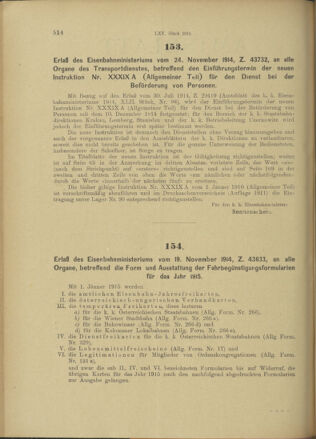 Verordnungs- und Anzeige-Blatt der k.k. General-Direction der österr. Staatsbahnen 19141128 Seite: 2