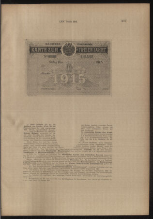 Verordnungs- und Anzeige-Blatt der k.k. General-Direction der österr. Staatsbahnen 19141128 Seite: 5