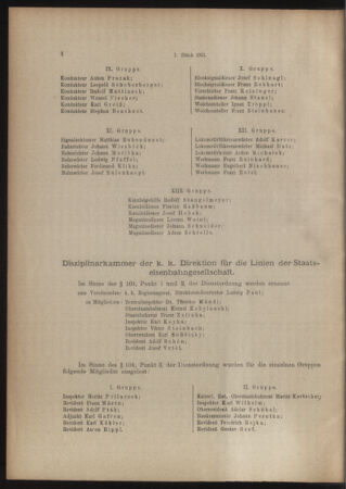 Verordnungs- und Anzeige-Blatt der k.k. General-Direction der österr. Staatsbahnen 19150102 Seite: 4