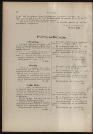 Verordnungs- und Anzeige-Blatt der k.k. General-Direction der österr. Staatsbahnen 19150206 Seite: 6