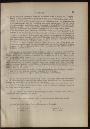 Verordnungs- und Anzeige-Blatt der k.k. General-Direction der österr. Staatsbahnen 19150211 Seite: 7