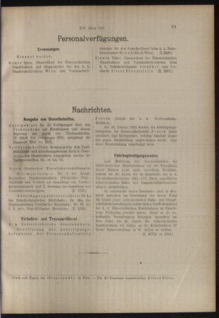 Verordnungs- und Anzeige-Blatt der k.k. General-Direction der österr. Staatsbahnen 19150220 Seite: 5