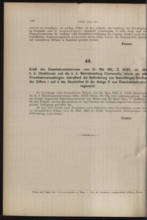 Verordnungs- und Anzeige-Blatt der k.k. General-Direction der österr. Staatsbahnen 19150518 Seite: 4