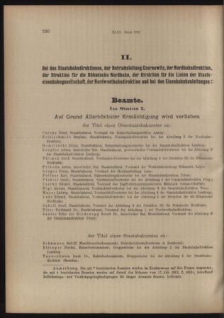 Verordnungs- und Anzeige-Blatt der k.k. General-Direction der österr. Staatsbahnen 19150630 Seite: 6