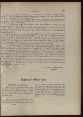 Verordnungs- und Anzeige-Blatt der k.k. General-Direction der österr. Staatsbahnen 19150807 Seite: 5