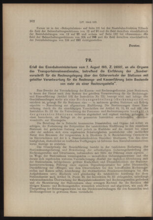 Verordnungs- und Anzeige-Blatt der k.k. General-Direction der österr. Staatsbahnen 19150814 Seite: 6