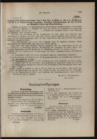 Verordnungs- und Anzeige-Blatt der k.k. General-Direction der österr. Staatsbahnen 19150814 Seite: 9