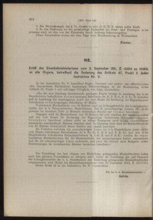 Verordnungs- und Anzeige-Blatt der k.k. General-Direction der österr. Staatsbahnen 19150911 Seite: 2