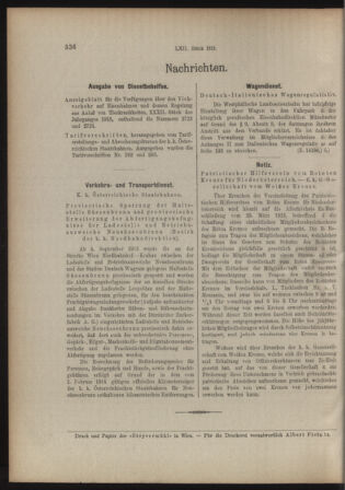 Verordnungs- und Anzeige-Blatt der k.k. General-Direction der österr. Staatsbahnen 19150911 Seite: 4