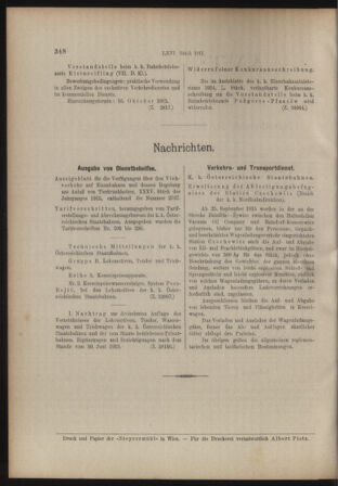 Verordnungs- und Anzeige-Blatt der k.k. General-Direction der österr. Staatsbahnen 19151002 Seite: 2